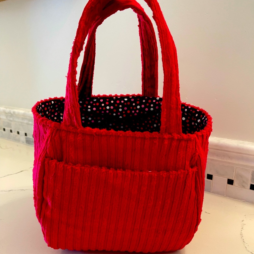 Hand crafted holiday tote bag